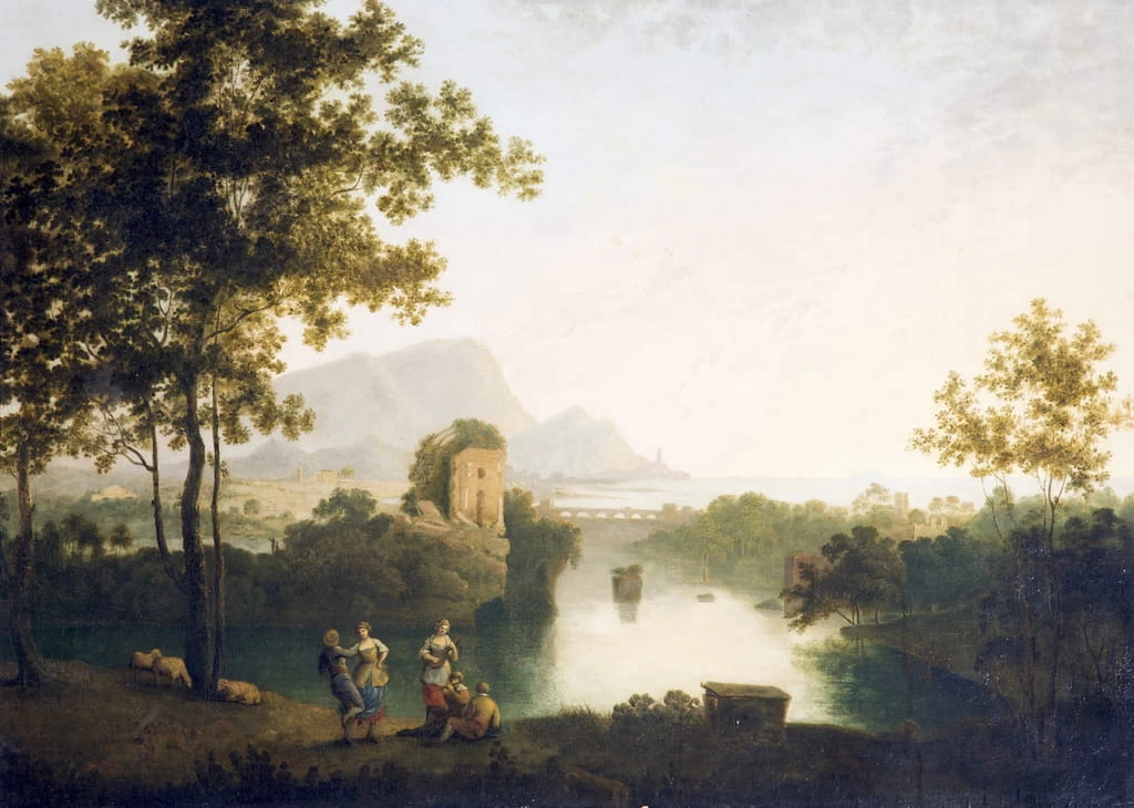 Serata alla foce con danza di contadini - Gloucester City Museum and Art Gallery, Gloucestershire